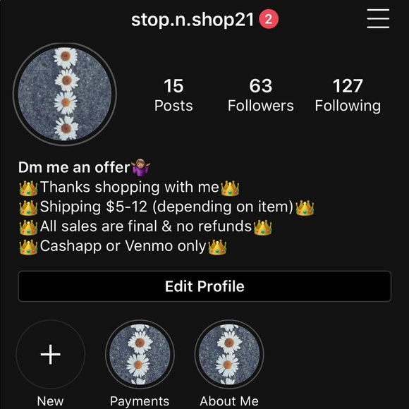 FOLLOW MY INSTA CLOTHING PAGE FOR MORE! - Picture 1 of 1